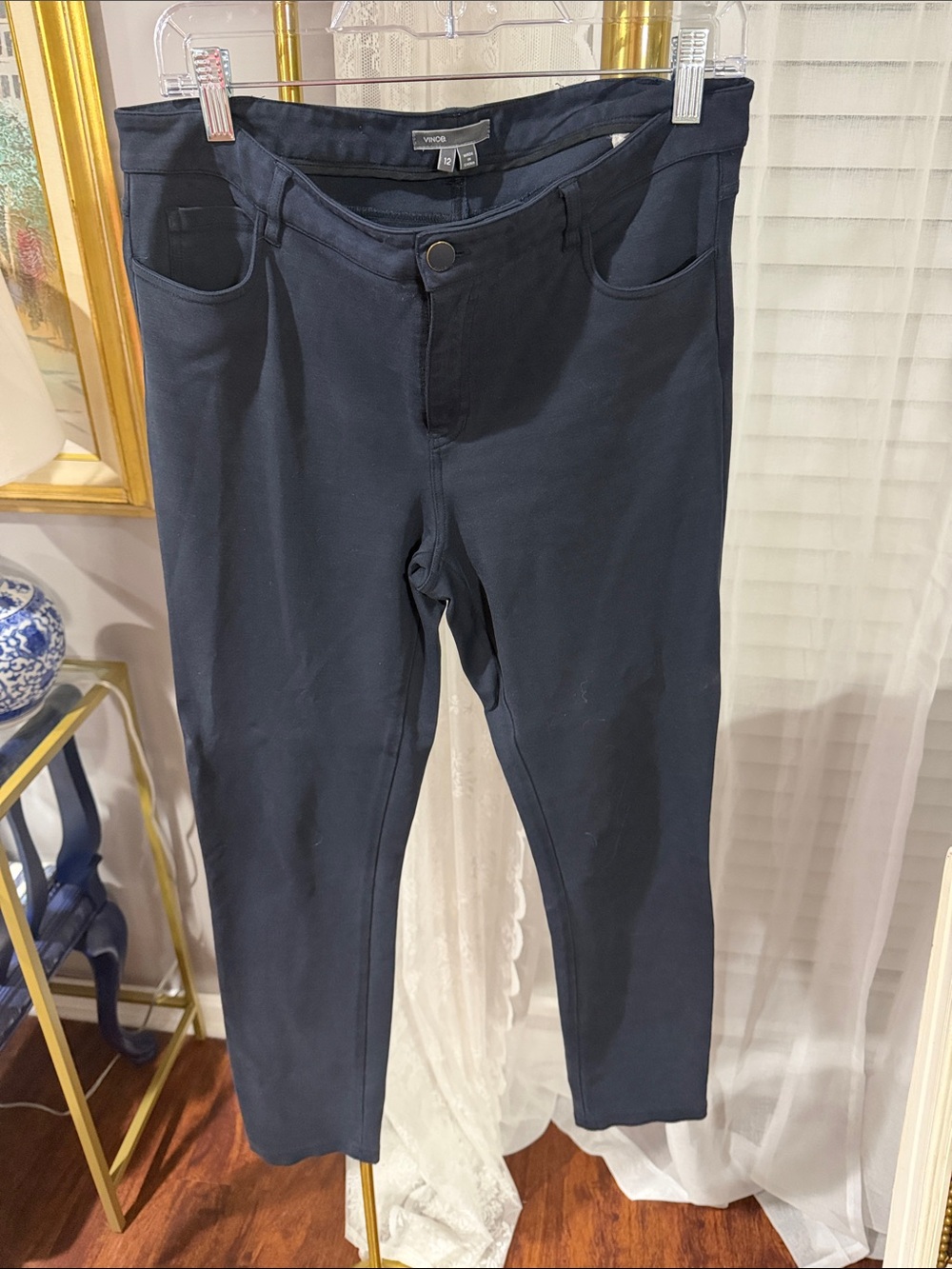 Vince Dark Navy Stretch Skinny Jeggings